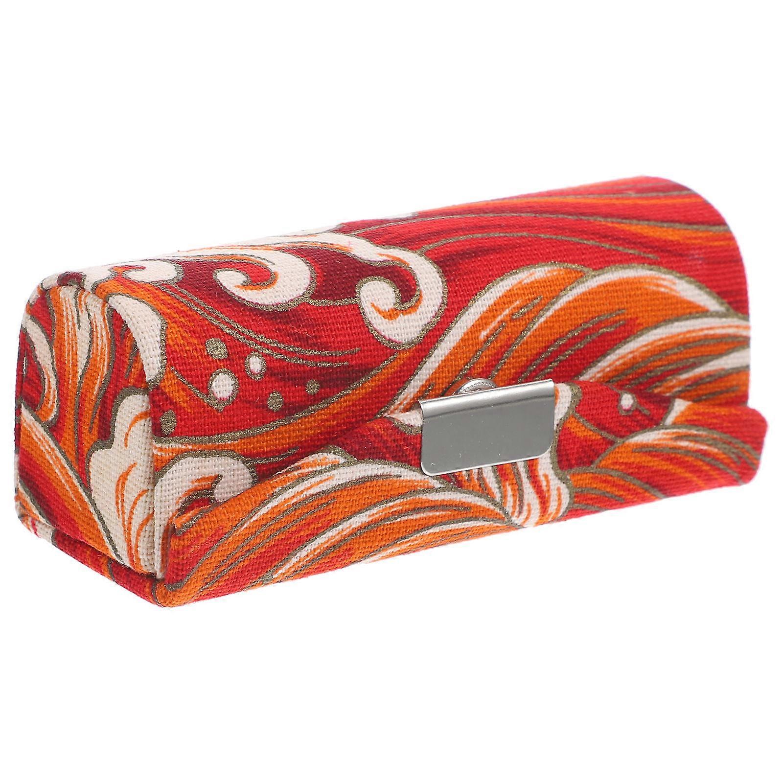 Lipstick Holder Case Rectangular Women Special Occasions 9.1X3.5Cm Durable 1Pcs
