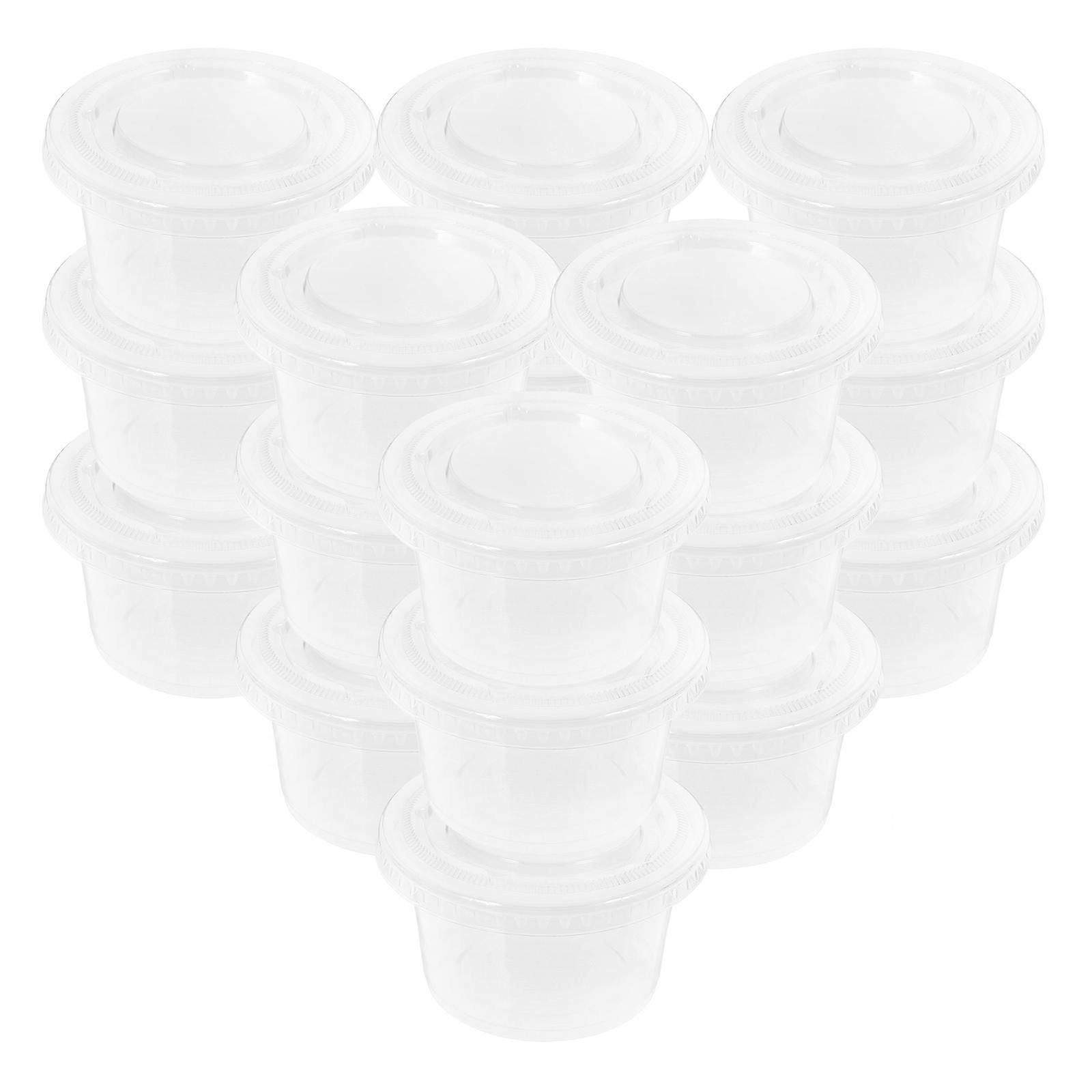 200pcs Dessert Cups With Lids Disposable Snack Cups For Pudding Ice Cream And Cupcakes For Takeout And Parties