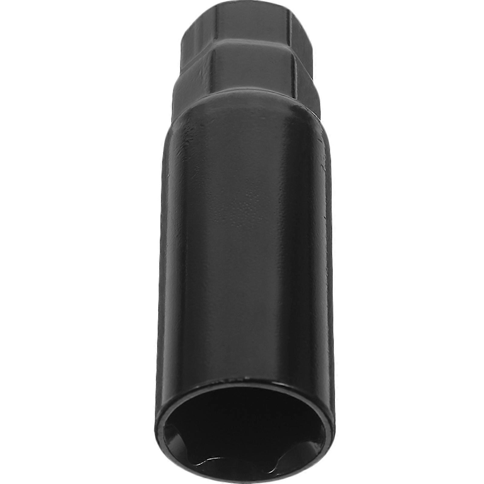 Black High Carbon Steel Wheel Hub Nut Socket for Car Use Lightweight and Portable 1 Piece
