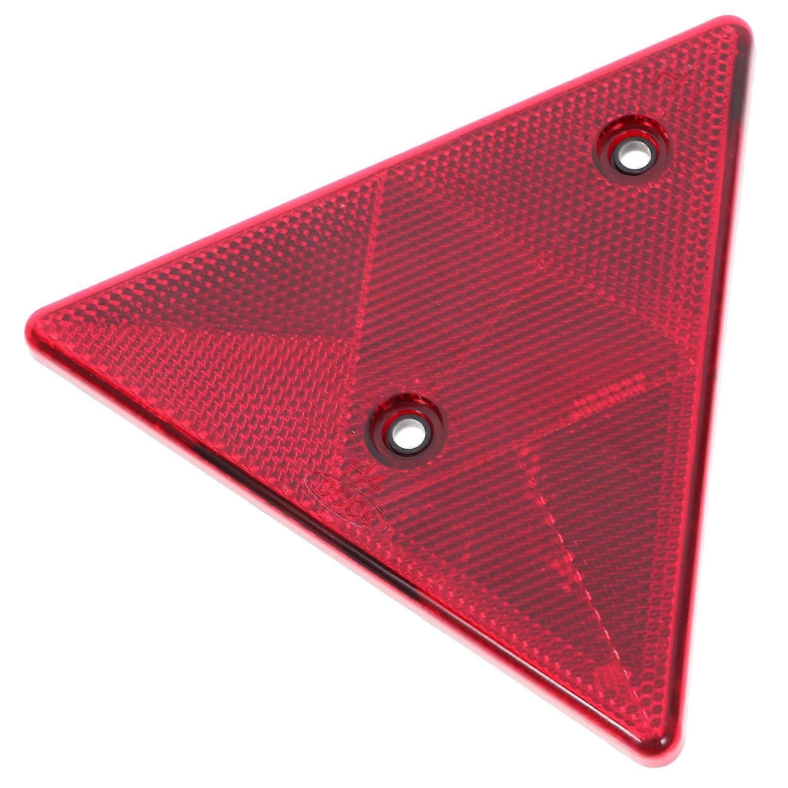 Roadside Auto Warning Triangle for Car High Visibility Red Reflective Plastic Durable Design 1 Count