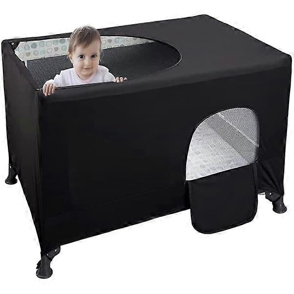 Crib Canopy Breathable Net Sleep Shade Blackout Travel Bed