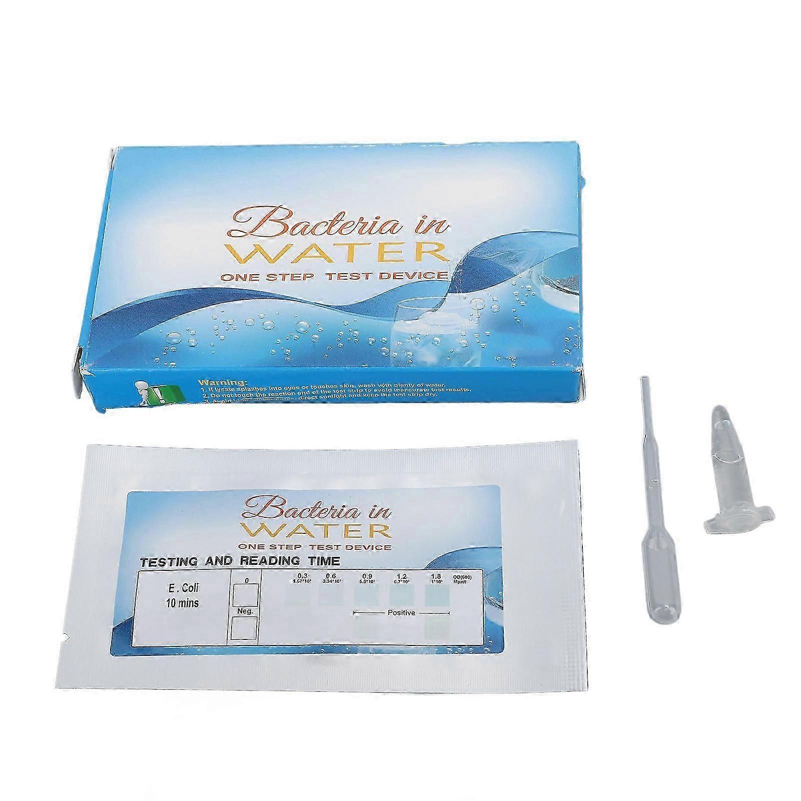 E Coli Test Paper Easy Detection Escherichia Coli Test Strips with Dropper for Water