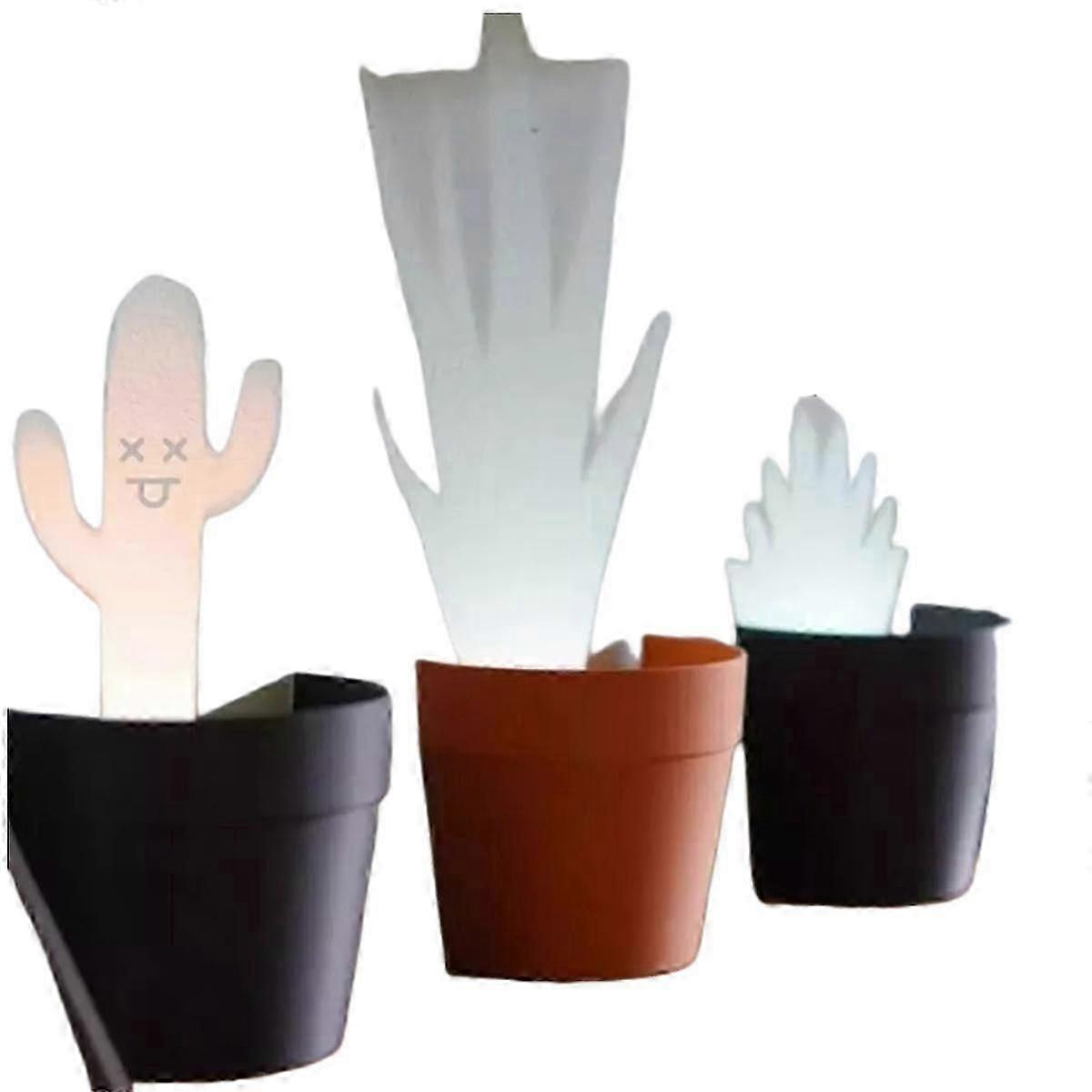 ライトプロジェクション植木鉢、7つの植物アクセサリー、ブラックホールプロジェクションランプ