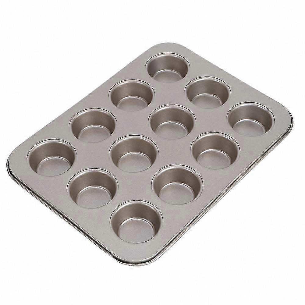 Non-Stick 12-Cup Round Muffin Pan for Baking and DIY Cooking Projects