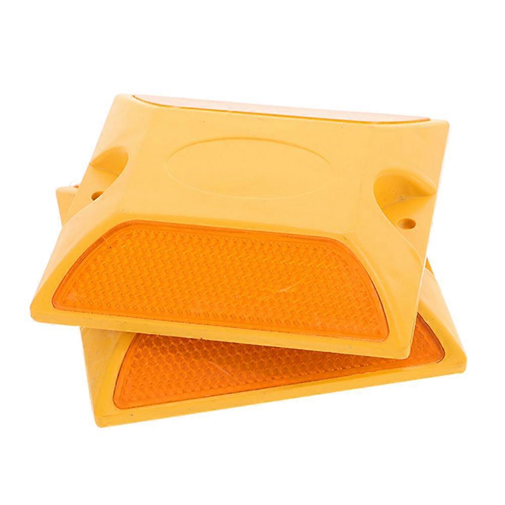WORGEOUS 2pcs Night Safety Reflective Markers High Visibility Road Reflectors for Enhanced Night Visibility