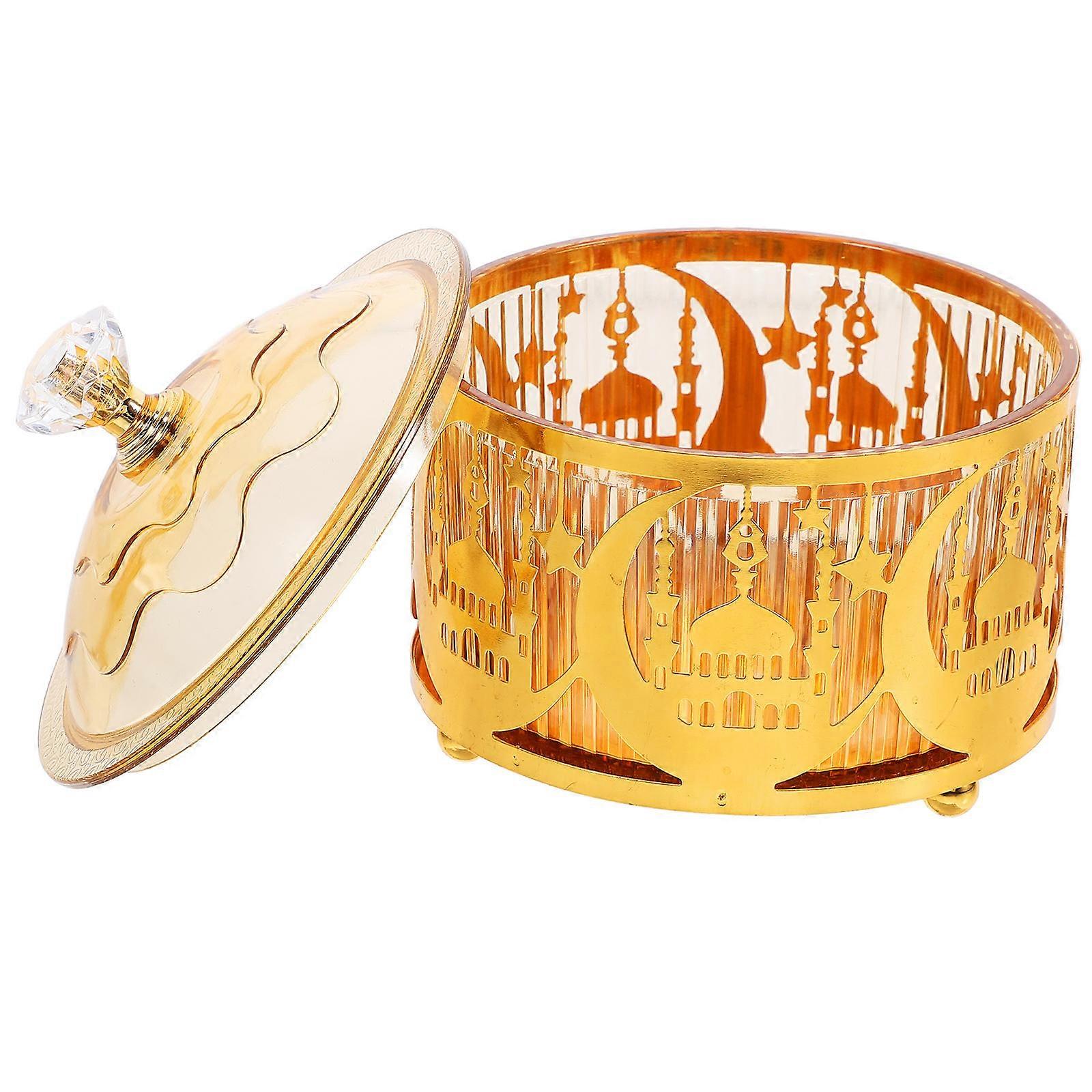 Metal Candy Storage Container Party Favor Box for Eid Mubarak