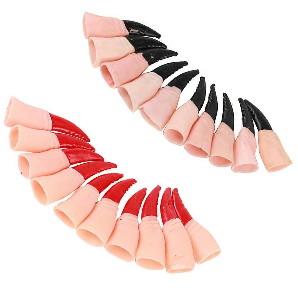 Rubber Claw Nails Suitable for Party Decor, Creating Spooky Atmosphere