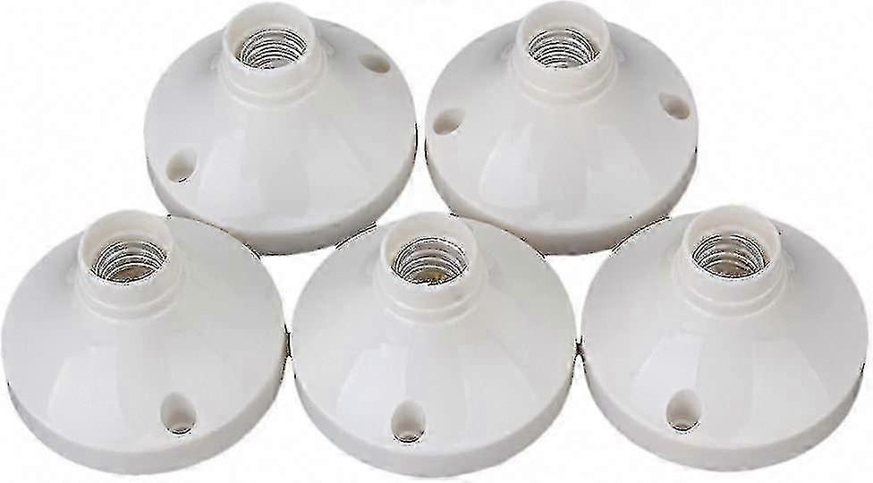 5pc, Edison Screw Socket E14 Ampoule Lampe Surface Fixation Siège