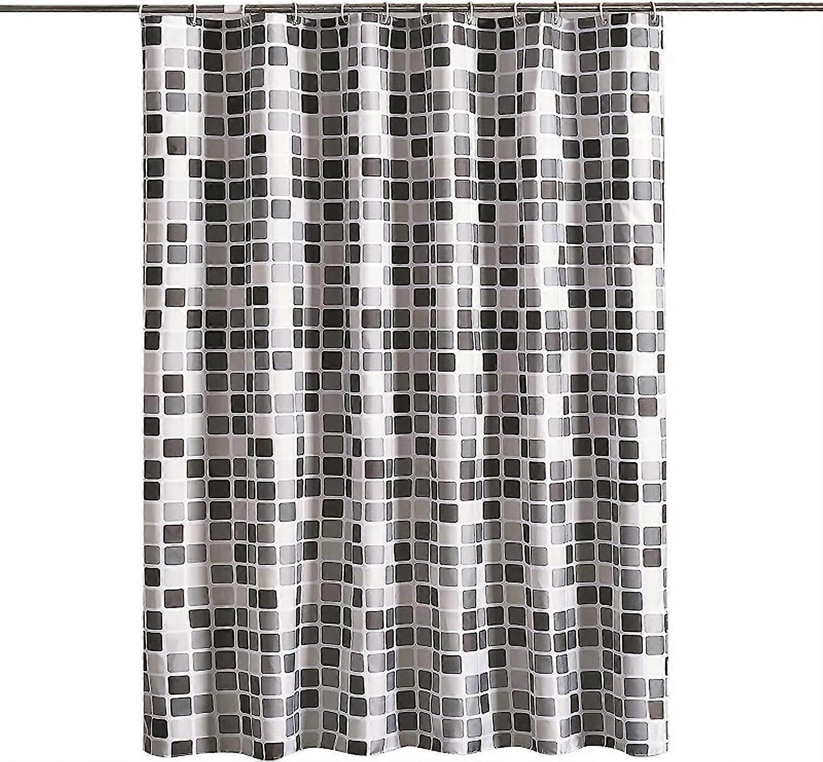 Shower curtain, bathroom accessories, thick, durable, breathable (120x200cm)