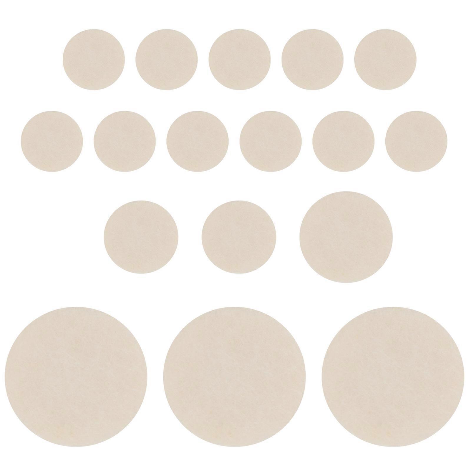 Clarinet Sound Hole Pad 17Pcs Square White Simple Design Accessory For Music Practice And Performance With Excellent Durability