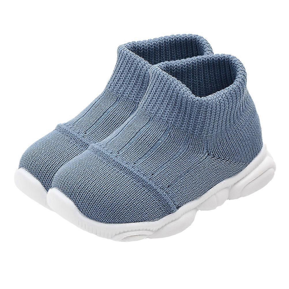 Baby Barefoot Shoes 1 Pair Anti-Slip Woven Design Suitable For Infants Blue Comfortable Safety Tested