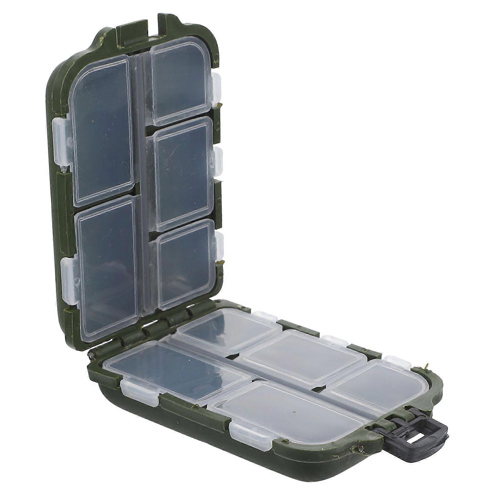 Tackle Fishing Box With Lid Design For Fishing Lovers In Compact Size 9.5 X 6.5 X 3 Cm 1Set