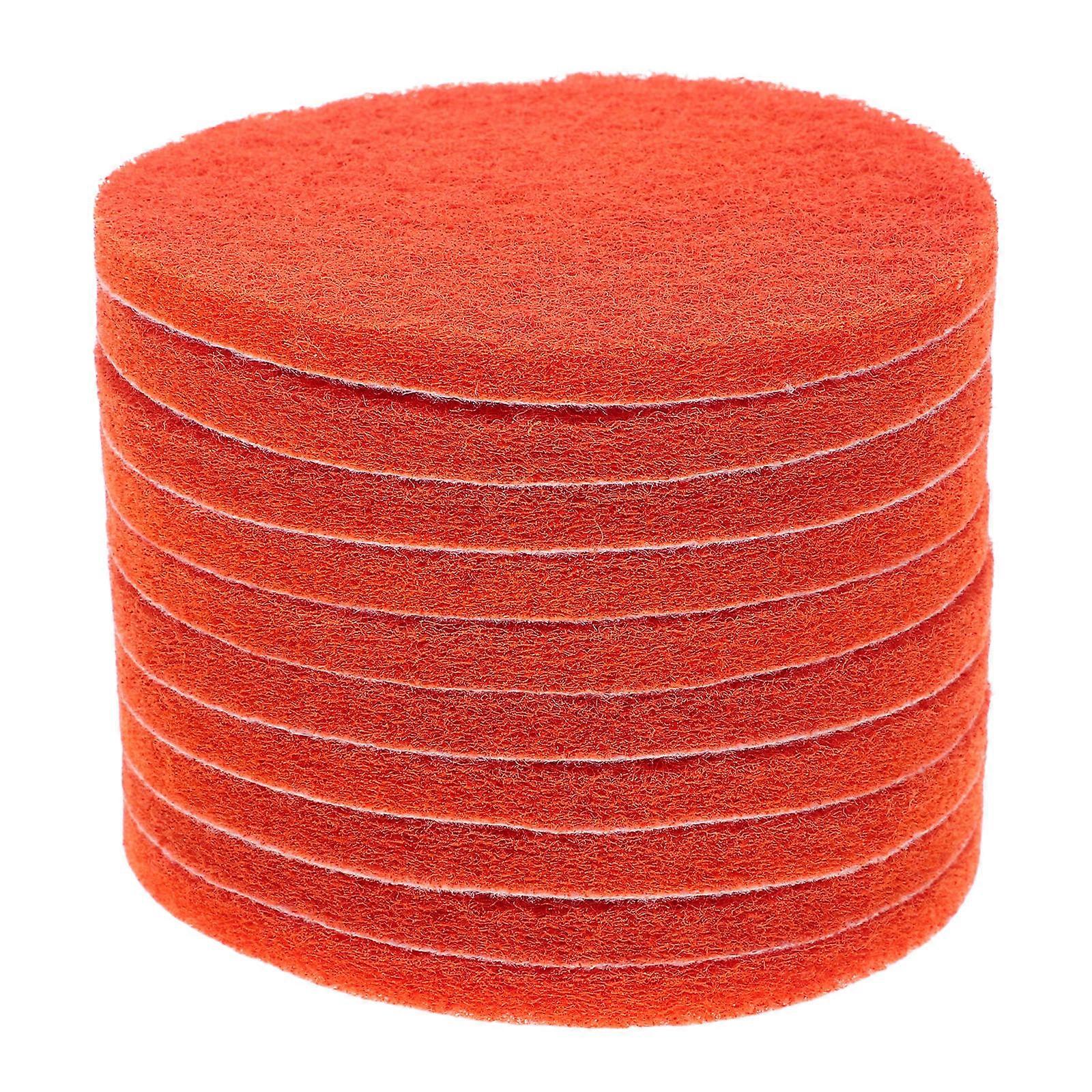 Nylon Sanding Discs for Polishing Tools Orange Color High Efficiency Grinding Supplies 10pcs