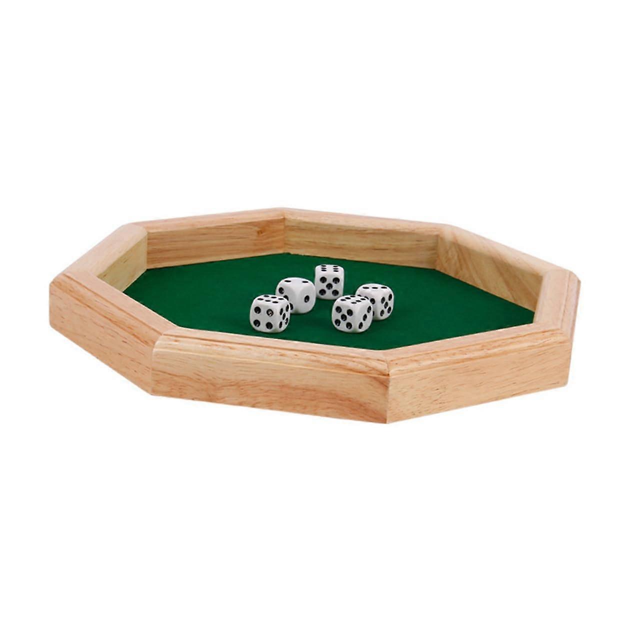 Würfel Trinkspielbrett Aus Holz Mit Trink-Flop Würfel Set - Neuartiges Design Für Partys Und Spieleabende