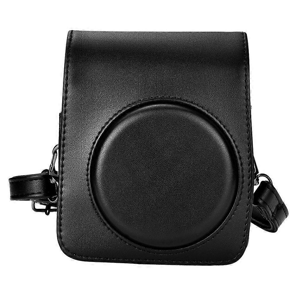 Camera Case Compatible with Fujifilm Instax Mini 70 - Comprehensive Soft PU Leather Protection in Black, Stylish Design