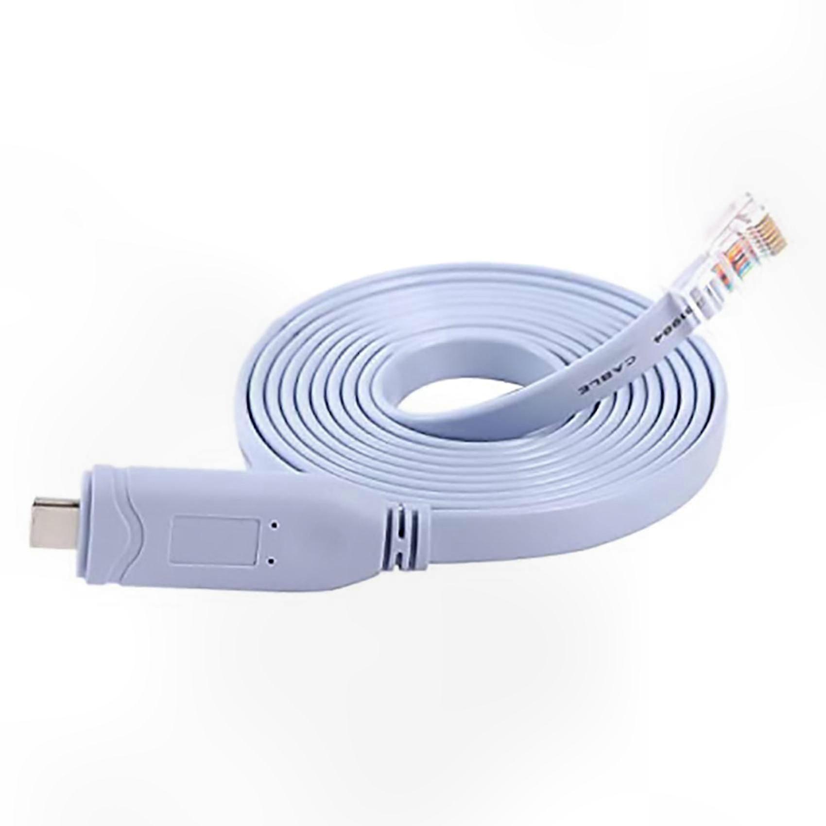 For USB TO Type C Console Configuration Cable Type C to RJ45 Serial Router Debugging Cable