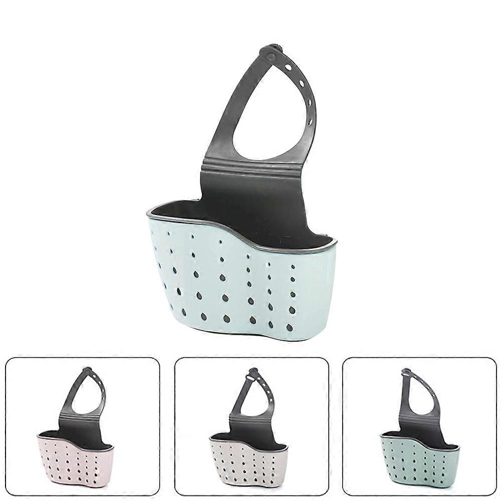 מחזיק אחסון למטבח Muitifunctinoal Cookware Organiser מתלה ספוג ברז (ירוק)
