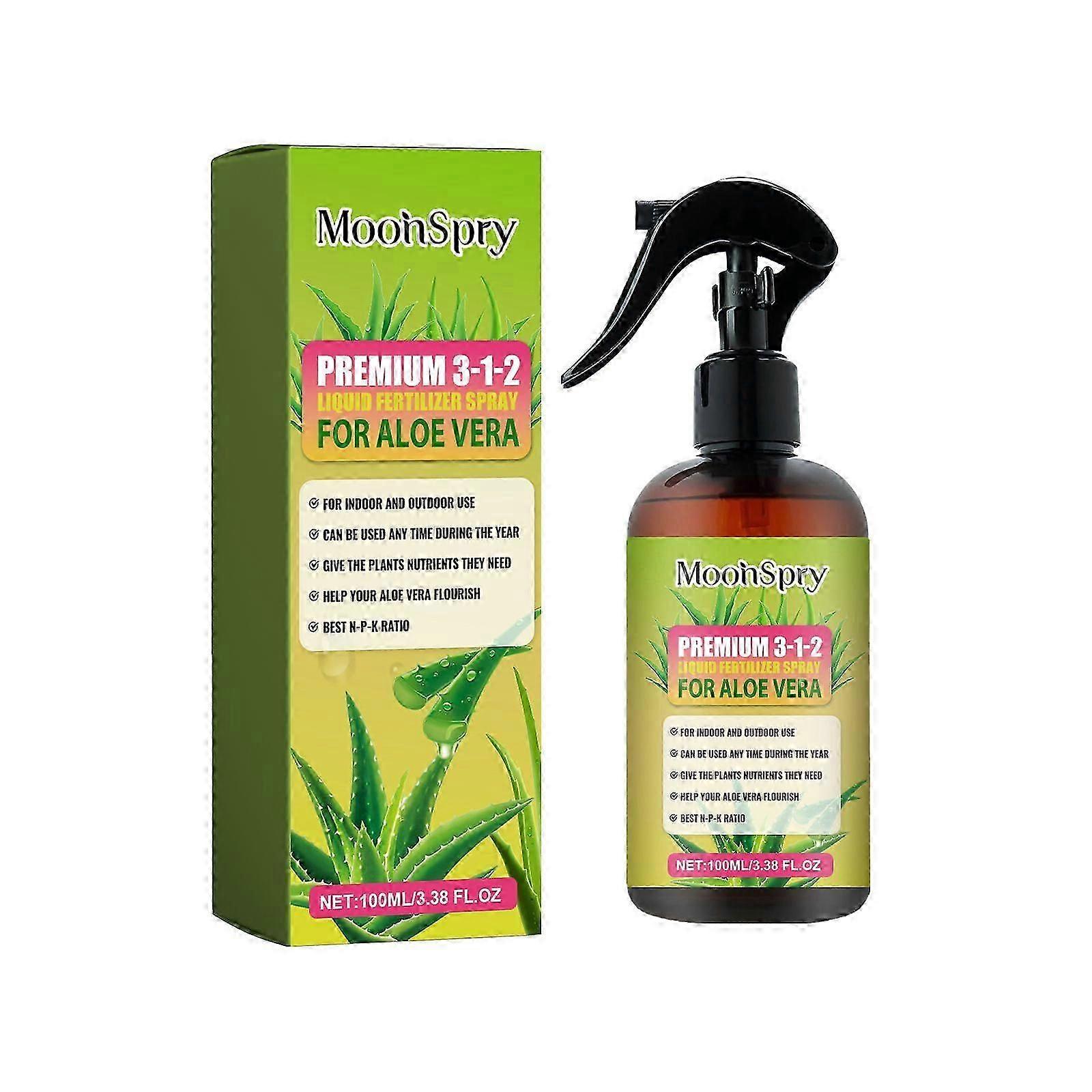 Premium 3-1-2 Liquid Fertilizer Spray For Aloe Vera, Home Gardening Potted Aloe Vera Fertilizer Anti-Rot Root And Seedling Nutrition Spray