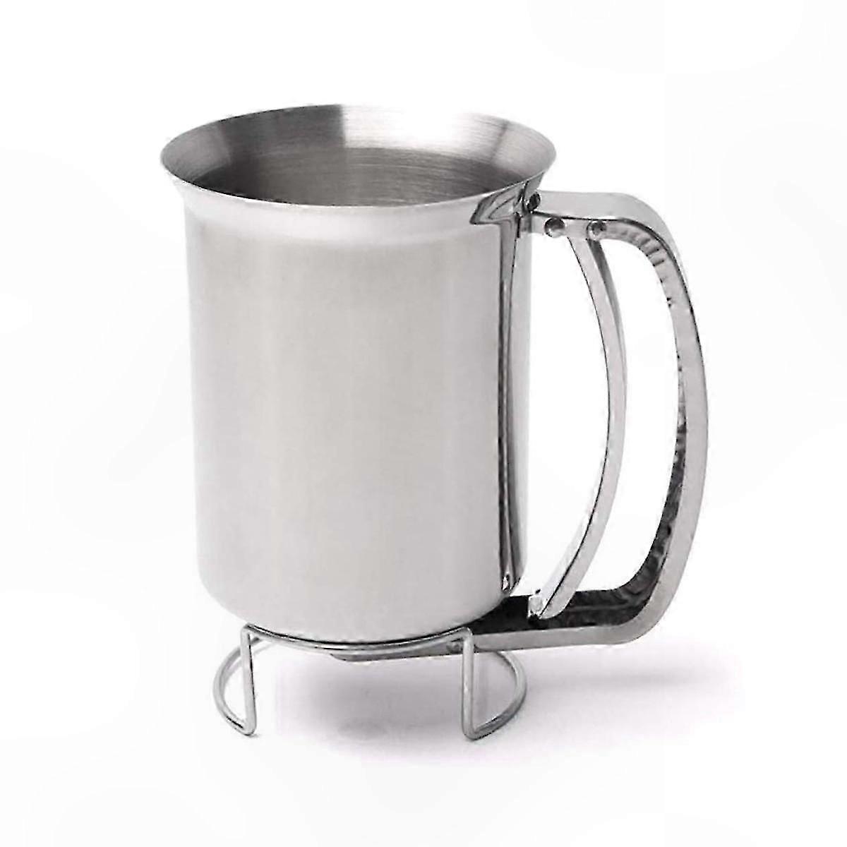 Stainless Steel Flour Batter Dispenser Tool for Baking and Mixing