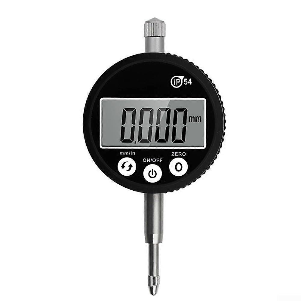 Digital Dial Indicator, Lift Hat Waterproof Digital Dial Indicator LCD Display Touch Button Digital Dial Indicator IP54 Waterproof