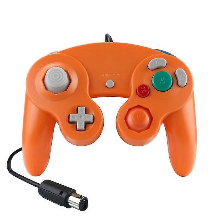 2 PCS Wired Game Controller, Product color: Orange Orange