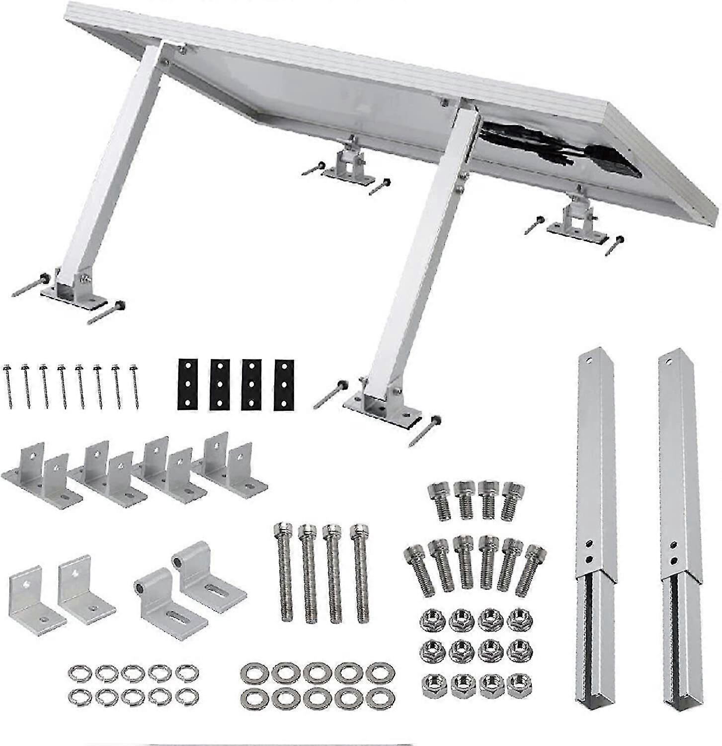 Justerbar solcellepanelbrakett foran og bak vippefeste 1530 for solcellepaneler