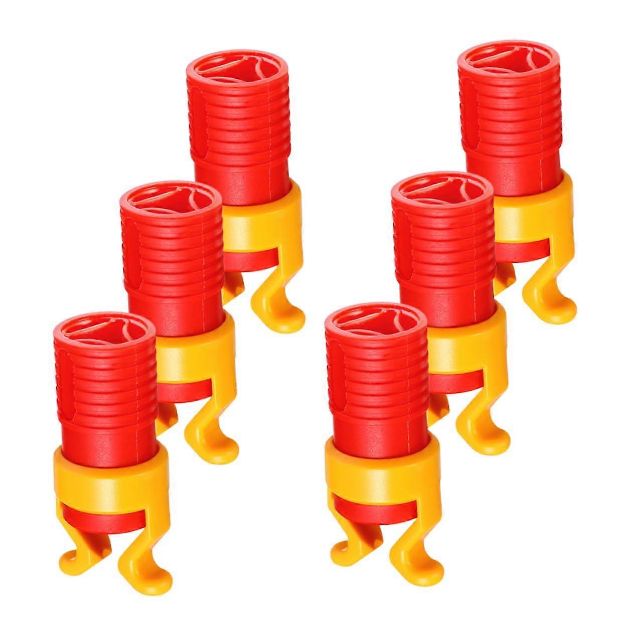 Screw Gripper Clamp Set - 6 Pcs, Woodworking Tool Holding Attachment for DIY Projects, Lightweight Universal Fit