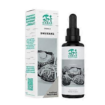 Kaapa Mushrooms Shiitake Mushroom Organic Extract Tincture 50ml - 2 Pack