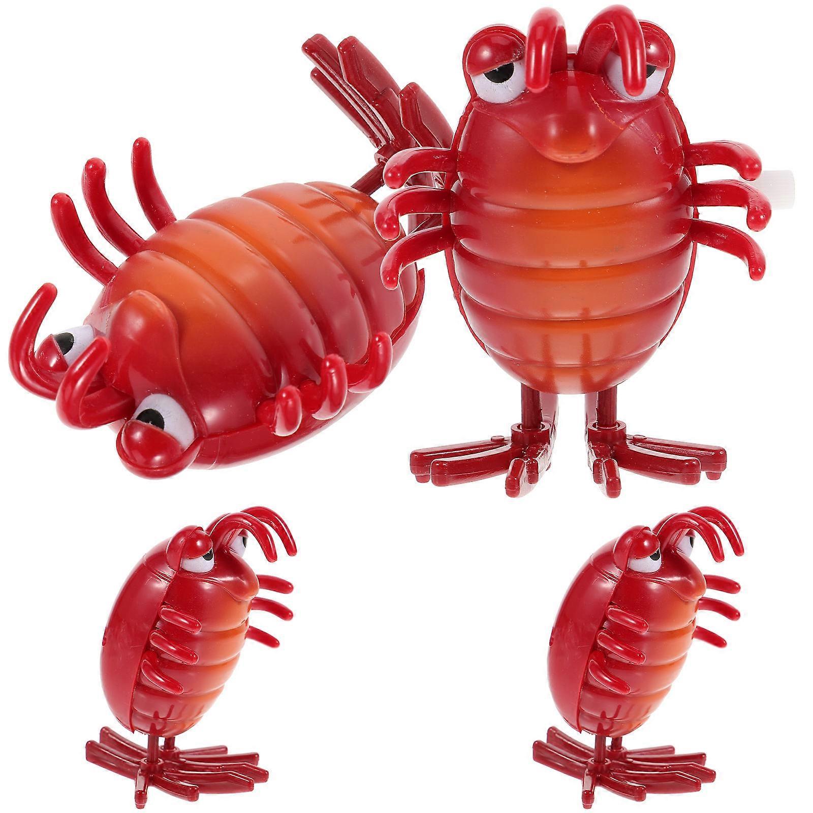 Brown Wind Up Toy Wind Up Insect Model Halloween Insect Models 4Pcs
