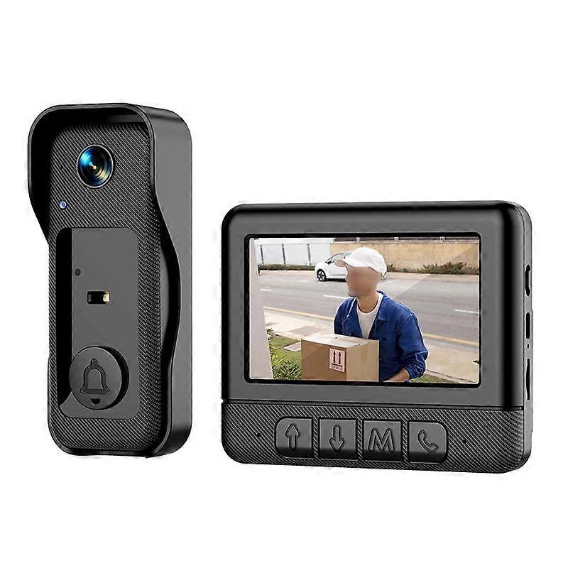 X6 Night Vision Wireless Video Doorbell Black+64G