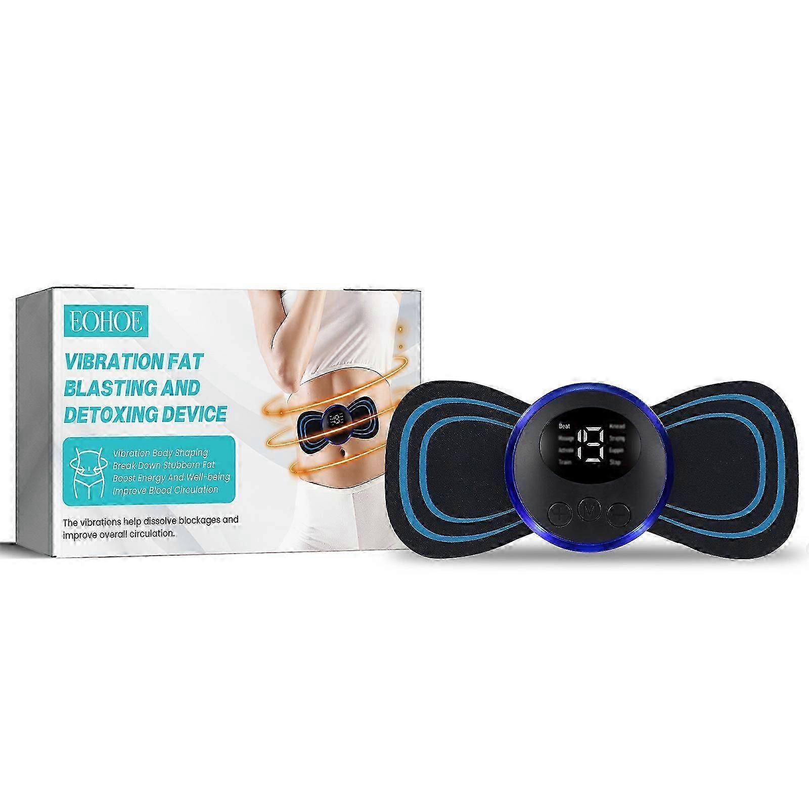 EOHOE convenient vibrating body massager with a comfortable and snug fit, showcasing a lightweight figure with a massage pad