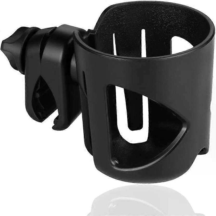 Universal Walker Cup Holder, Adjustable Clamp Cup Holder for Wheelchair, Rollator, Stroller, 360° Rotation, Spill-Proof