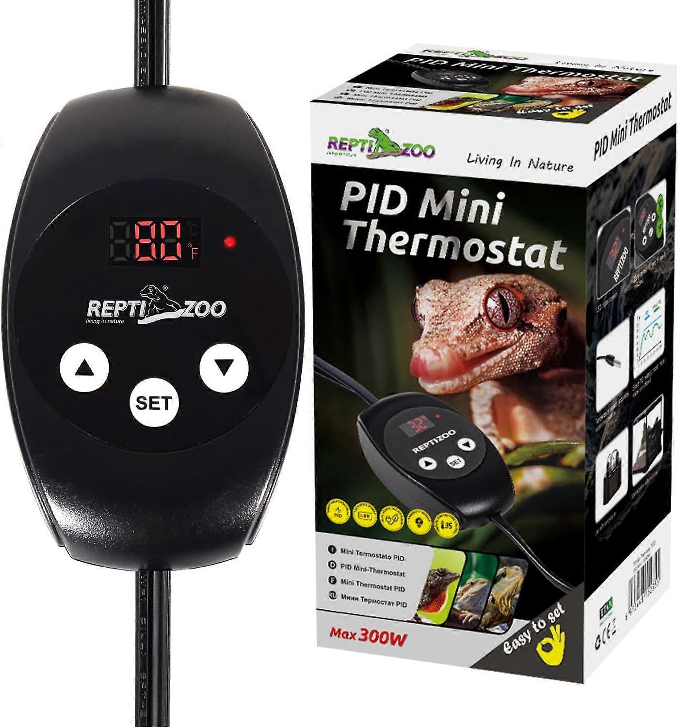 2025 Neuestes Modell REPTIZOO Dimmthermostat, PID-Temperaturregler mit Memory-Funktion, Reptilienthermostat für Reptilien-Wärmelampe,