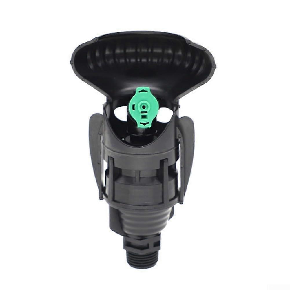Rotating Sprinkler Nozzle Multi Outlet Design 360 Degree Coverage Adjustable Water Flow Durable Plastic Construction