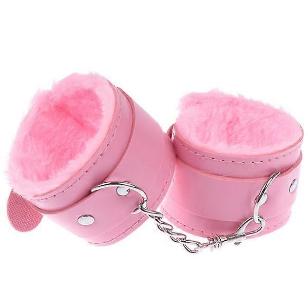 Handledsarmband Kvinnor Män Fluffigt Läder Handbojor Justerbart Nej - Mode Accessoar för Fester och Evenemang