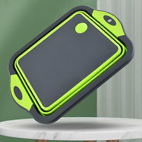 Folding Multifunctional Cutting Board Drain Basket Vegetable Basin,