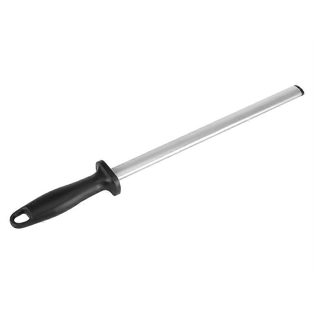 600# 12inch Portable Kitchen Knife Sharpening Rod Stick Plastic Handle Sharpener Stone Tool