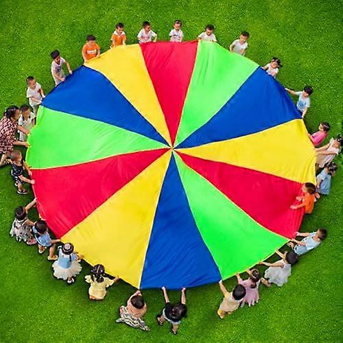 Play Parachute, Outdoor Teamwork Game For Body Strength Training, 3m Diameter, Durable Fabric