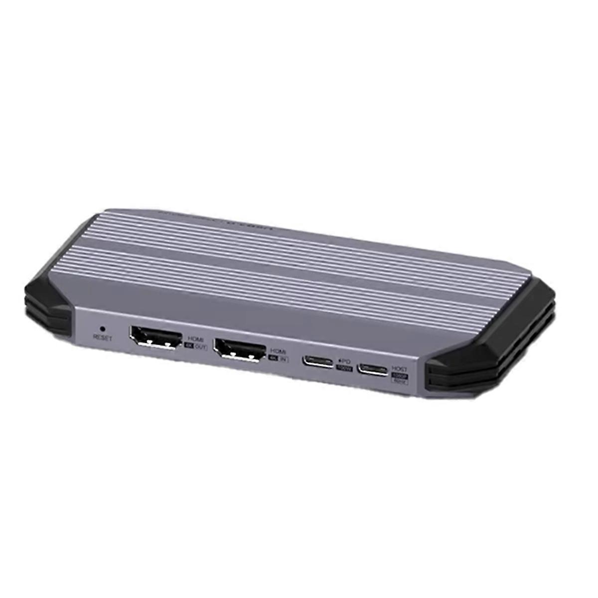 1080P 60Hz Video Capture Card Streaming and Gaming 1080P 60FPS HDR VRR Passthrough PD 100W for /4 Switch Camera