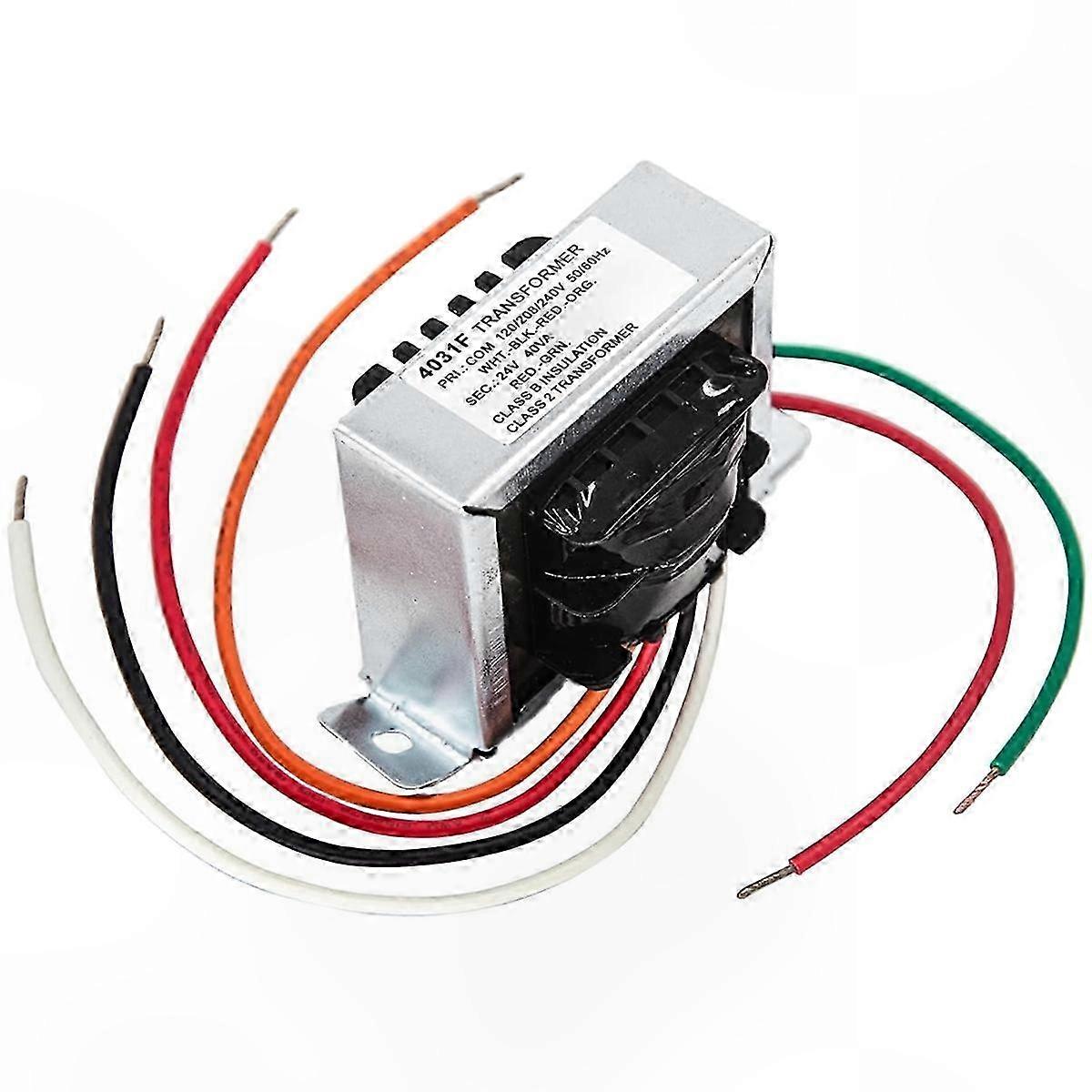 24V HVAC Control Transformer with Multi-Tap Options, 40VA Capacity