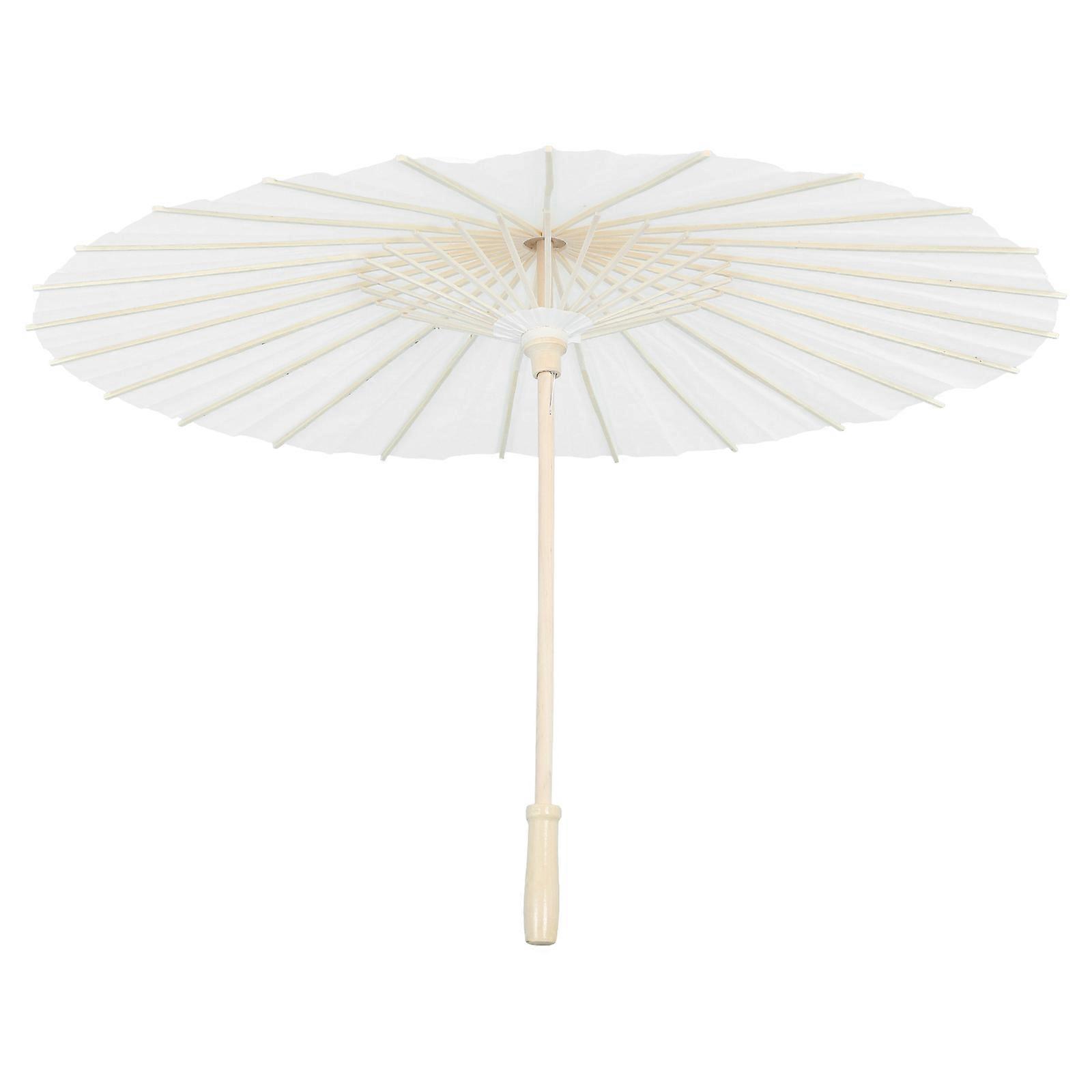 DIY Blank Paper Umbrella for Graffiti Hand Painted Decorative Umbrella Ideal for Wedding Decor White Color