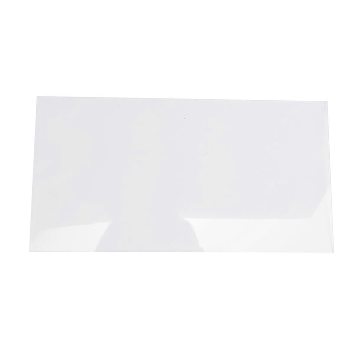 Transparent Cake Cream Scraper Rectangular Acrylic Cake Baking Tool-B