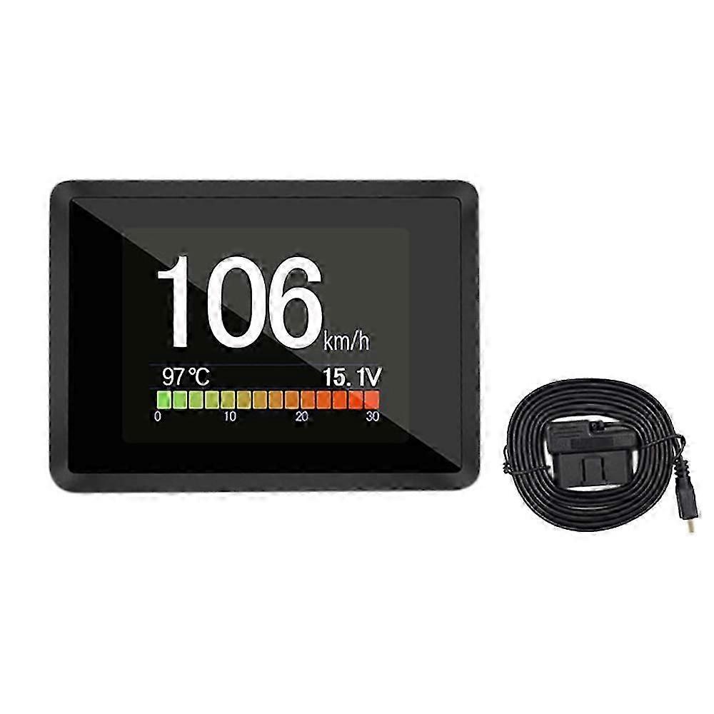 Per auto A203 OBD2 Computer di bordo Computer digitale per auto Display di viaggio Indicatore di velocità e consumo di carburante
