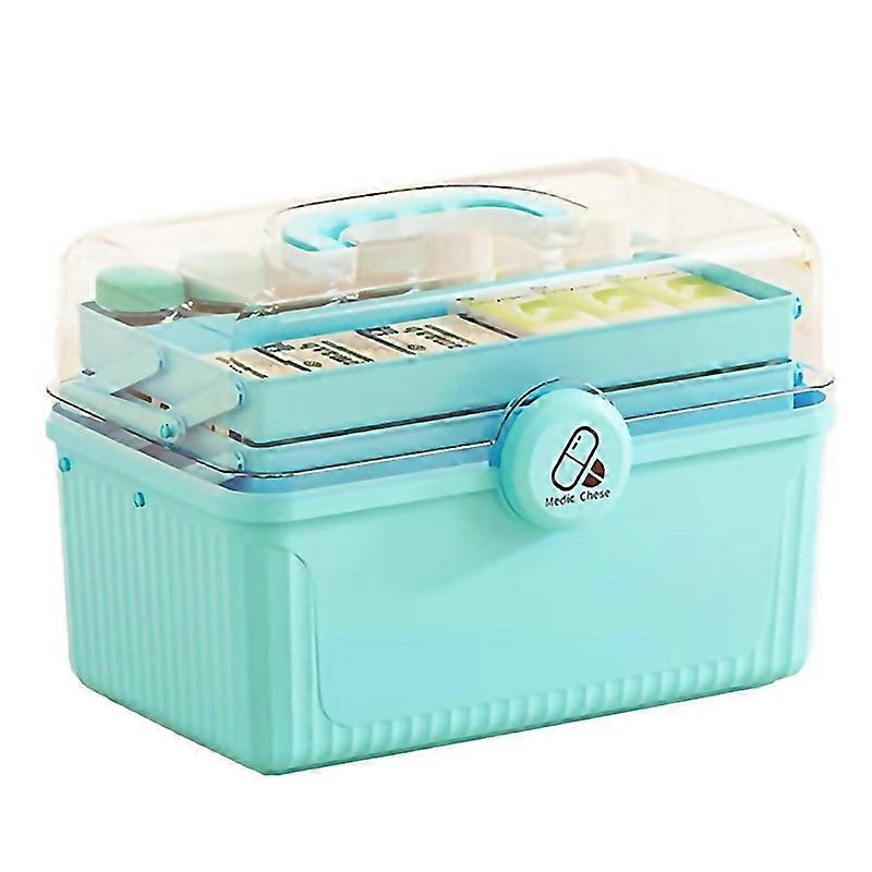 For Portable Multilayer Medicine Organizer Box Large Capacity Kit Storage With Classification Compar