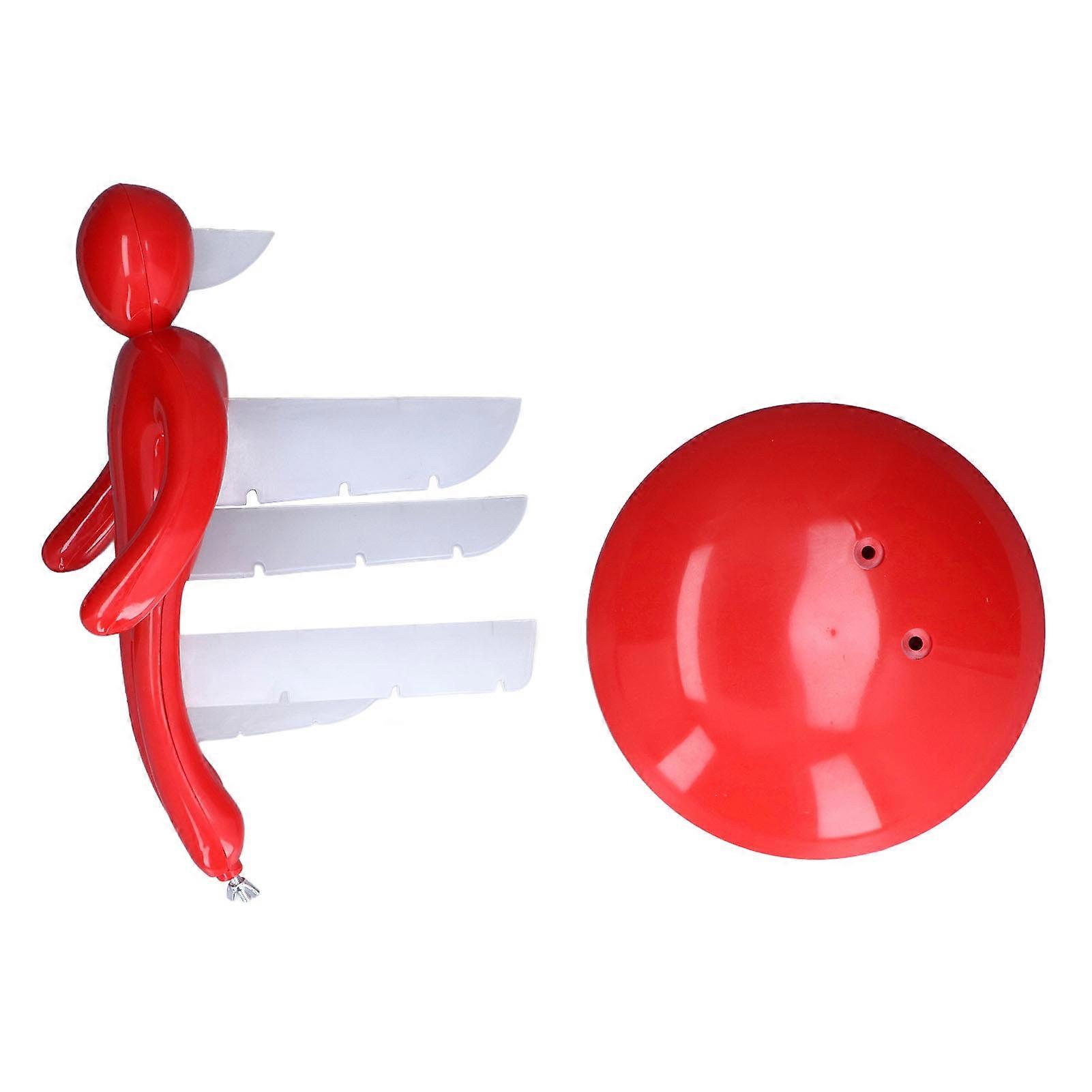 Red Human Shaped Multifunctional Knife Holder, 25cm x 38cm