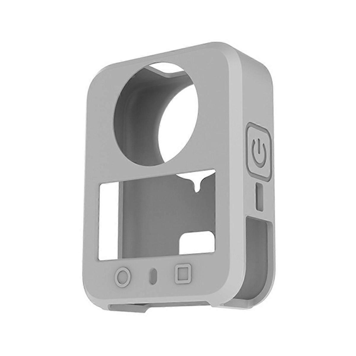 For 360 Soft Silicone Case for 360 Silicone Protective Full Cover Shell Camera Accessorie Grey