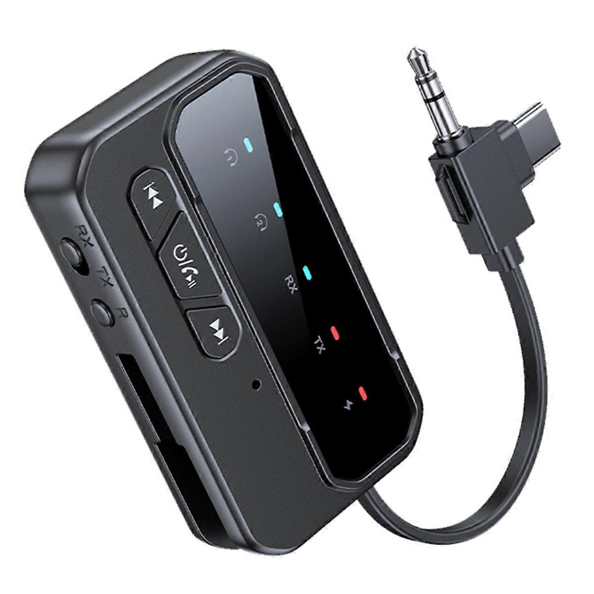  Type-C/3.5mm Aux Bluetooth 5.4 Audio Receiver Transmitter