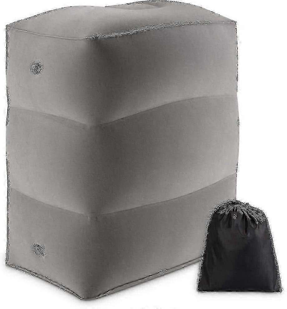 Almohada de viaje inflable para reposapiernas Niños pequeños Almohada inflable de pie de viaje Ajustable Le
