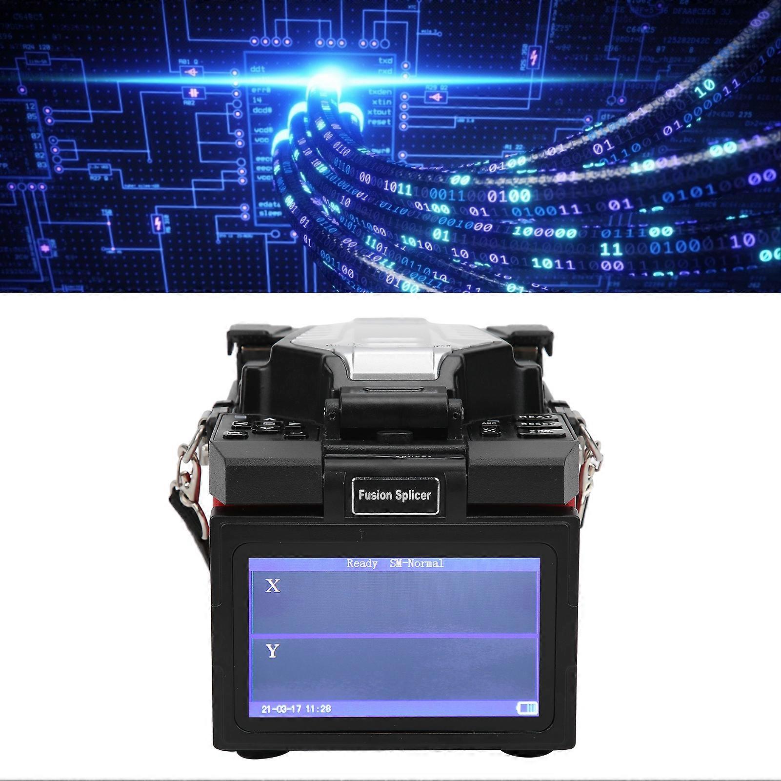 Fiber Fusion Splicer X-97 Smart Automatic FTTH Machine, 5800mAh