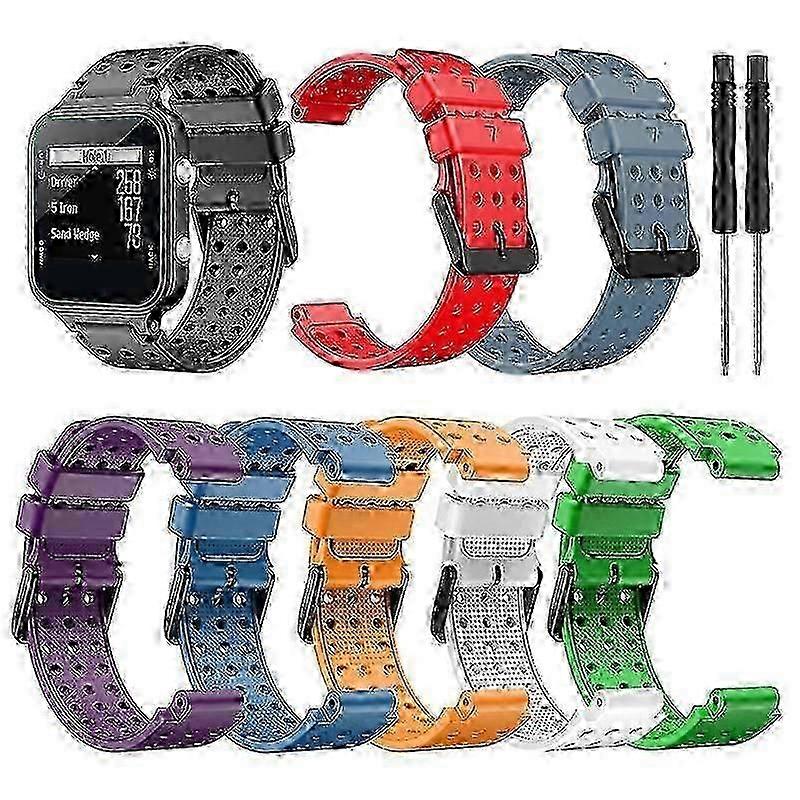 Szíj Garmin Approach S20 monokróm óraszíjhoz Garmin Approach S20 szilikon cserefashhez